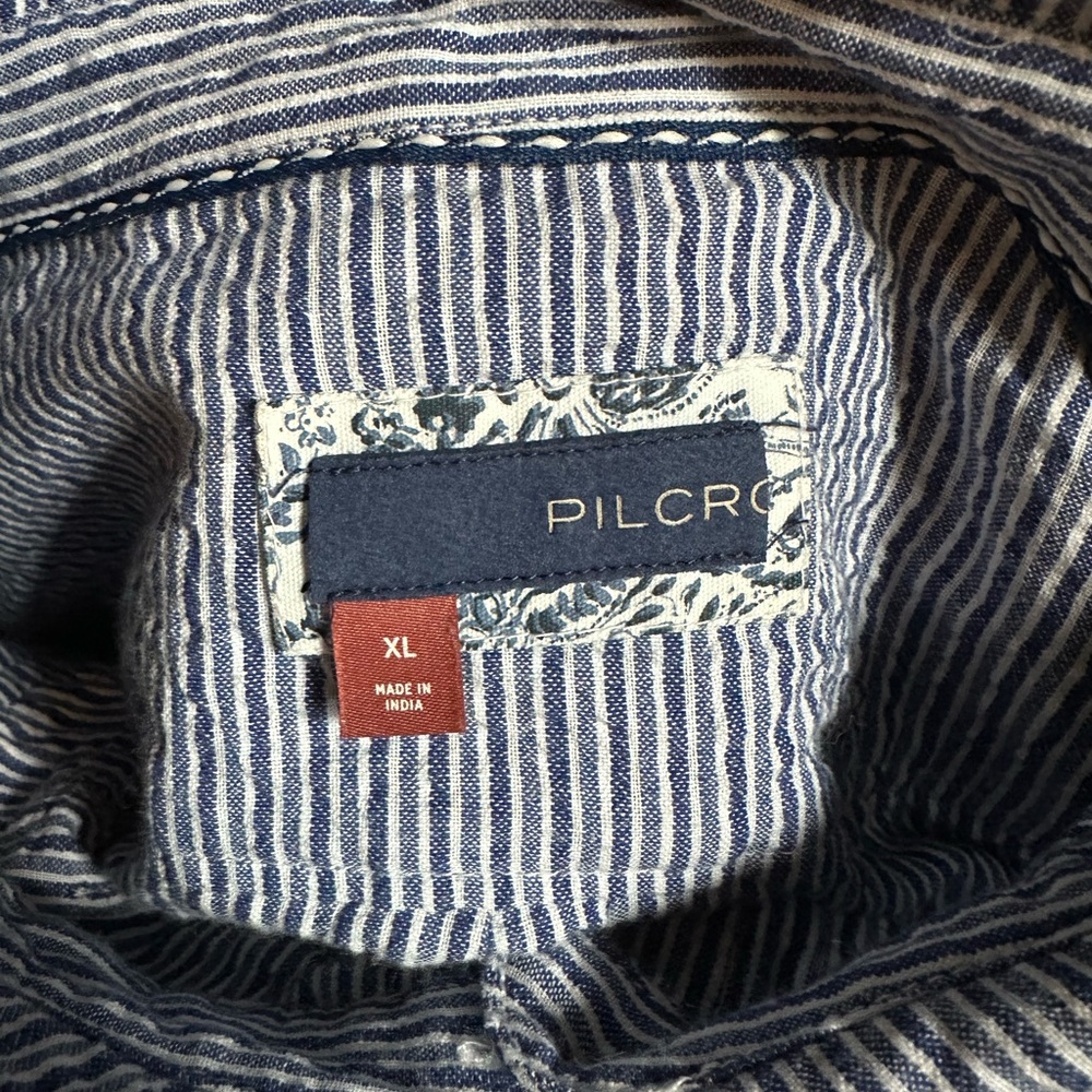 Pilcro Embroidered Button Down Shirt - Picture 9 of 9